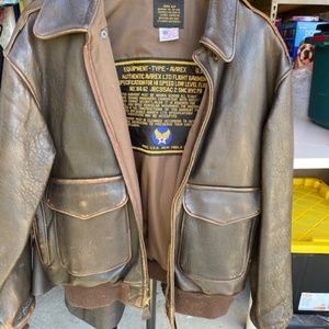 Avirex  A-2 Authentic Leather Flight Jacket